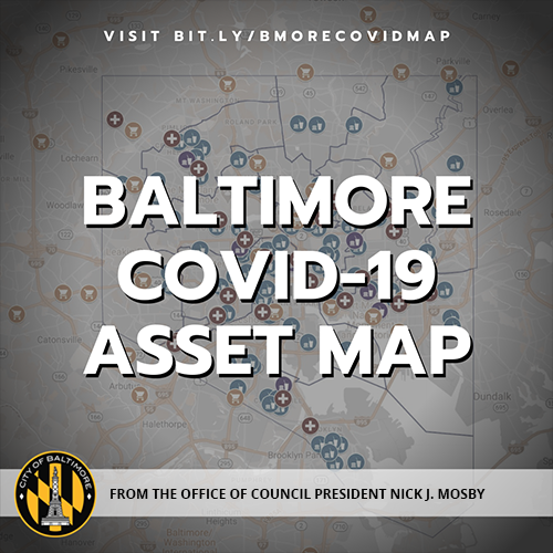 COVID Asset Map - Visit https://bit.ly/bmorecovidmap