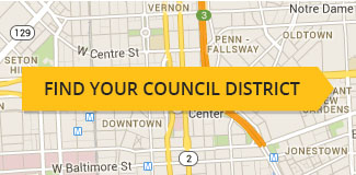 Click here to find your council district